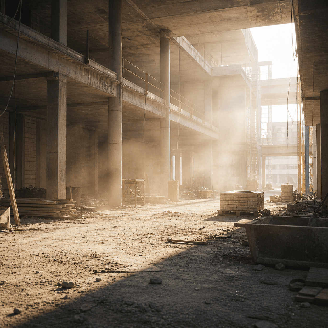 Post-construction cleaning and turnover readiness for commercial building projects